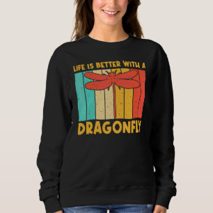 Vintage Dragon Fly For Men Women Dragonfly Insect Sweatshirt