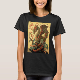 Vintage Dragon Japanese Graphical Retro Japan T-Shirt