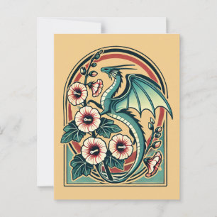 Vintage Dragon                                     Postcard