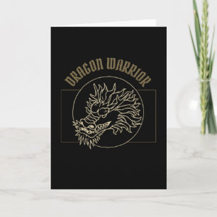 Vintage Dragon Warrior Card