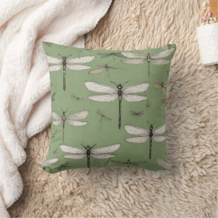 Vintage Dragonflies Cushion