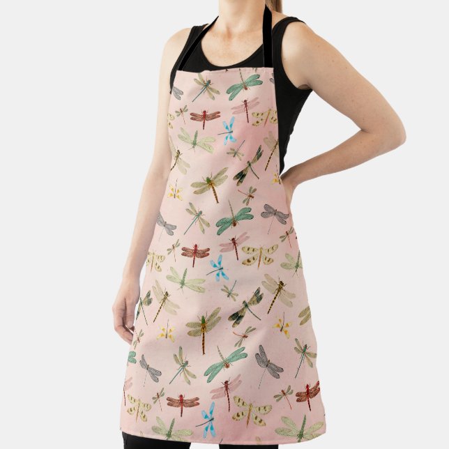 Vintage Dragonflies Series Design 3 Apron (Insitu)