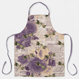 Vintage Dragonflies Series Design 6 Apron