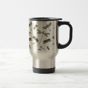 Vintage Dragonflies Travel Mug