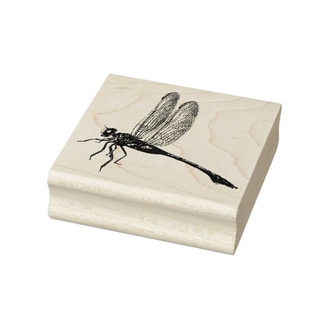 Vintage Dragonfly Insect Stamp for Crafts Journals (Stamp)