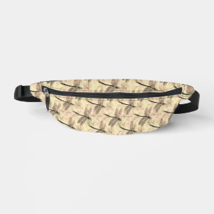 Vintage Dragonfly Print Bum Bags