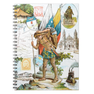 Vintage Drawing: Colombia and Ecuador Notebook