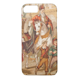 Vintage Drawing St. Nicholas St. Nick Sinterklaas iPhone 8/7 Case