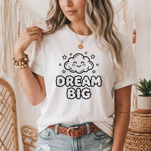 Vintage Dream Big Cloud SVG Unisex Tee