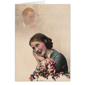 Vintage Dreaming Woman