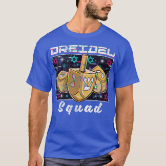 Vintage Dreidel Squad Hanukkah Jewish Festival Gam T-Shirt