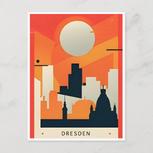 vintage Dresden Germany Travel allemagne Postcard
