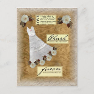 Vintage Dress Bridal Shower Invitation