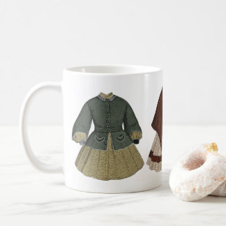 Vintage Dress Illustration Coffee Mug
