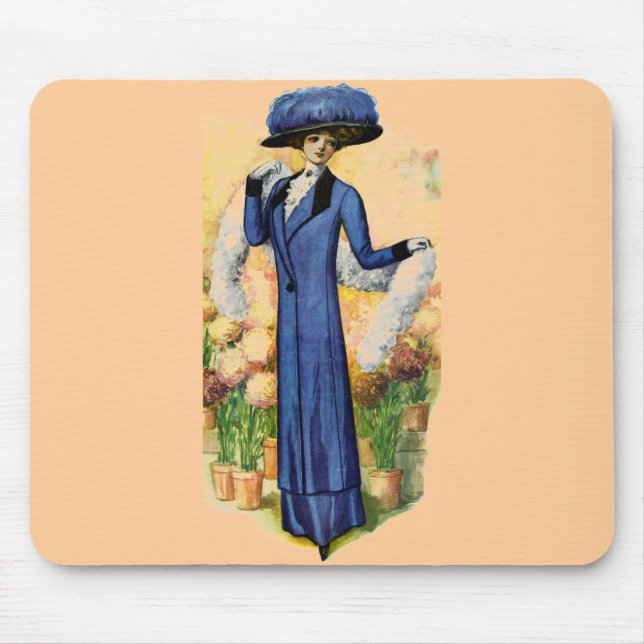 Vintage Dress Mouse Mat (Front)