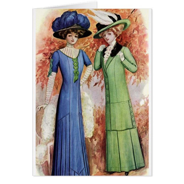 Vintage Dresses Card (Front)