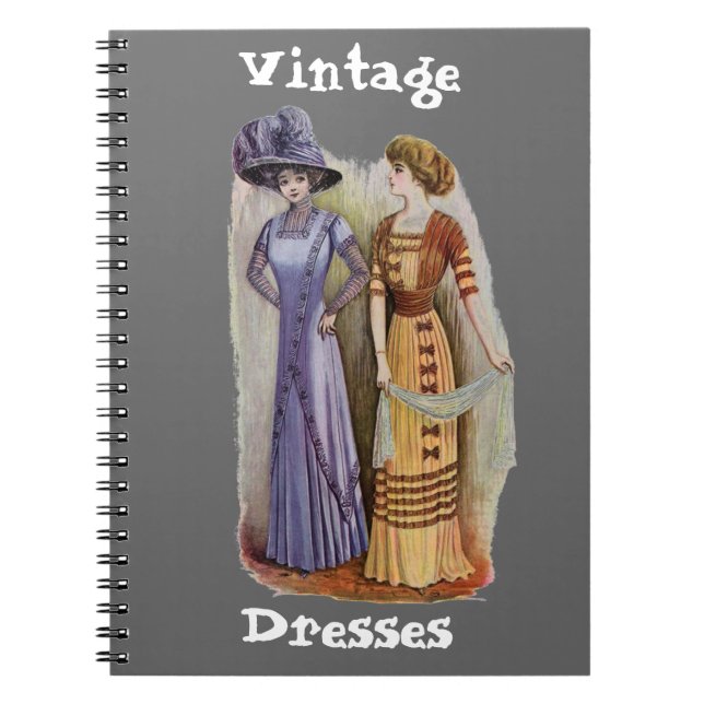 Vintage Dresses Notebook (Front)