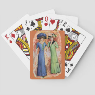 Vintage Dresses Playing Cards