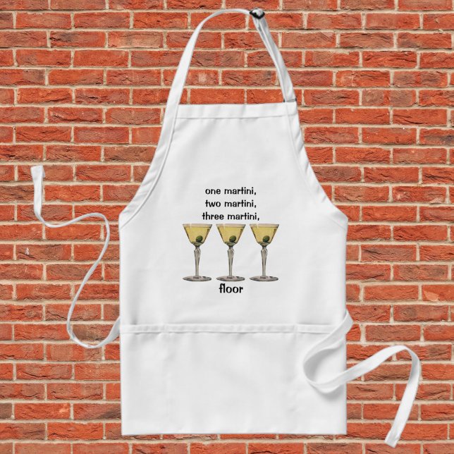 Vintage Drinks Beverages, Martini Olive Cocktail Standard Apron (Creator Uploaded)