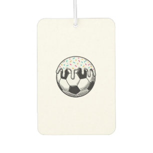 Vintage Dripping Icing Soccer Ball Shirt (2)_1 Car Air Freshener