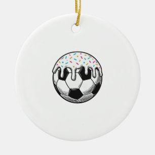 Vintage Dripping Icing Soccer Ball Shirt (2)_1 Ceramic Tree Decoration