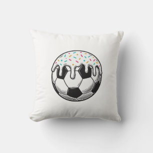 Vintage Dripping Icing Soccer Ball Shirt (2)_1 Cushion