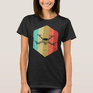 Vintage Drone Pilot Retro Drone Flying Quadcopter T-Shirt