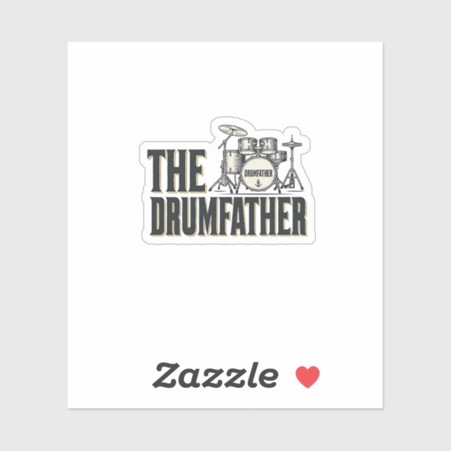 Vintage Drumfather Drummer Quote Vector Design_1 (Sheet)
