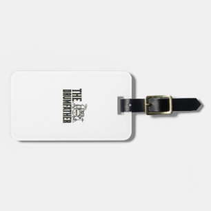 Vintage Drumfather Drummer Quote Vector Design_1 Luggage Tag