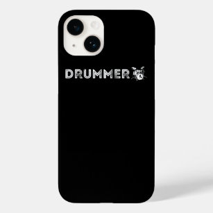 Vintage Drummer Drum Player Musician Case-Mate iPhone 14 Case