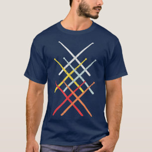 Vintage Drummer Retro Drum Sticks Gift T-Shirt