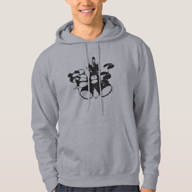 Vintage Drums Hoodie (Front)