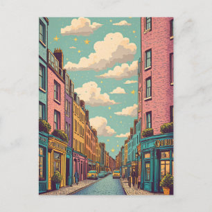 vintage Dublin Ireland Postcard