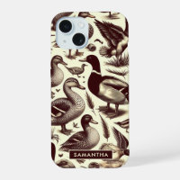 Vintage Duck and Goose Pattern