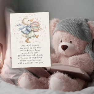 Vintage Duck Books for Baby Enclosure Card