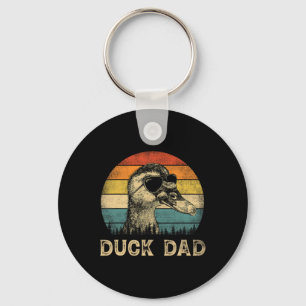 Vintage Duck Dad Duck Lovers Daddy Father&#; s Day Key Ring