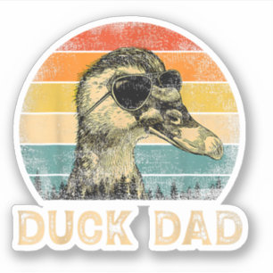 Vintage Duck Dad Duck Lovers Daddy Father's Day