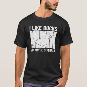 Vintage Duck Design For Duck Lovers Men Women Mall T-Shirt