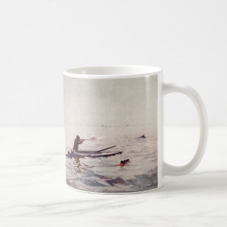 Vintage Duck Hunter Sea Kayak Sportsman Coffee Mug