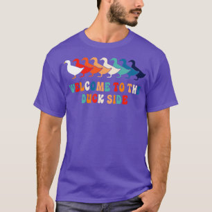 Vintage Ducky Retro Duck Pun 70s 80s Funny Duck 3 T-Shirt