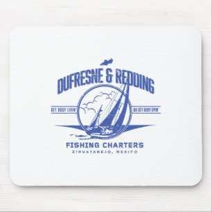 Vintage Dufresne And Redding Fishing Charters Mouse Mat
