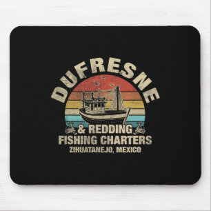Vintage Dufresne And Redding Fishing Charters Mouse Mat