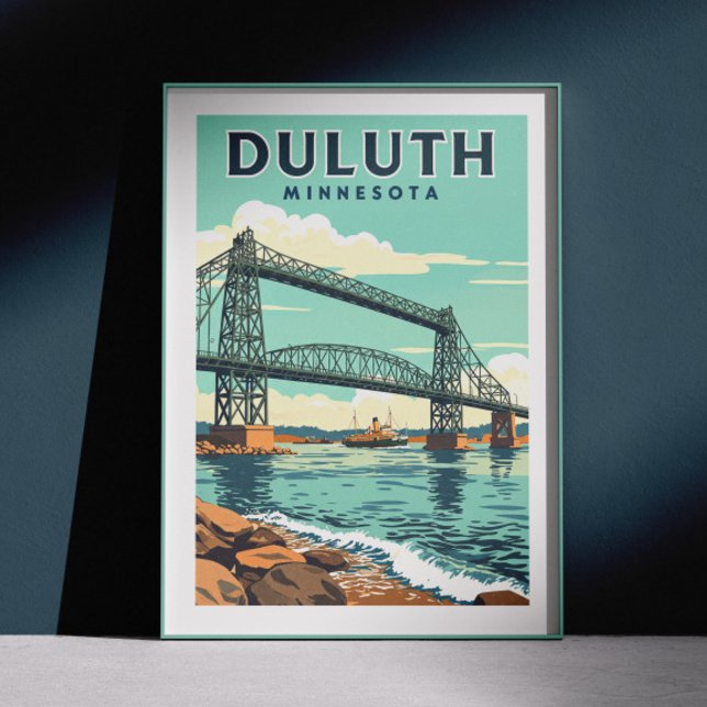 Vintage Duluth Minnesota Poster (Creator Uploaded)