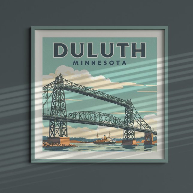 Vintage Duluth Minnesota Poster (Creator Uploaded)