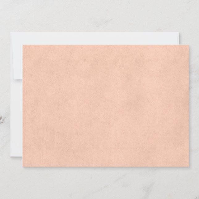 Vintage Dusty Peach Parchment Template Blank (Front)
