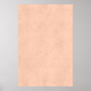 Vintage Dusty Peach Parchment Template Blank Poster