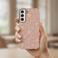 Vintage Dusty Rose Pink Florals Elegant Romantic