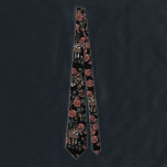 Vintage Dusty Rose Raccoons  Tie<br><div class="desc">A vintage dream in dusty rose unfolds, where raccoons roam through patterns bold. Among the soft and delicate hue, their charm brings life, a playful view. Roses bloom, their petals sweet, a girly touch, a world complete. Cute creatures dance in gentle grace, a woodland tale in a timeless space. Here...</div>