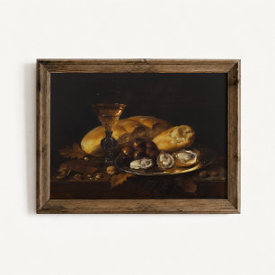 Vintage Dutch Autumn Still Life Poster