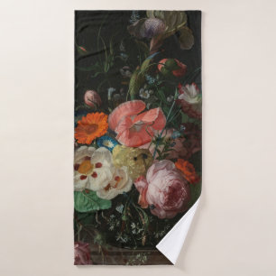 Vintage Dutch Master Still Life Rachel Ruysch Bath Towel Set